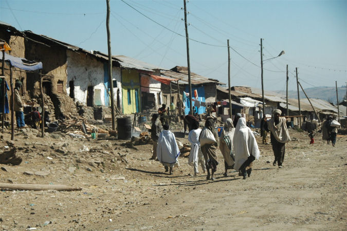 Etiopia - slamsy